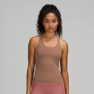 lululemon Cool Nulu Racerback Tank Top, Size 2 in Cacao, NWOT